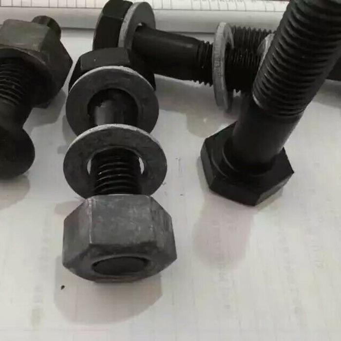 邯郸市厂家直销 钢结构螺栓 连接副GB1228 M22*80-150-10.9级调质螺栓图片_高清图_细节图-邯郸市尚鼎紧固件制造 -